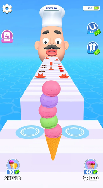 Stacky Ice Cream Runner - عکس بازی موبایلی اندروید