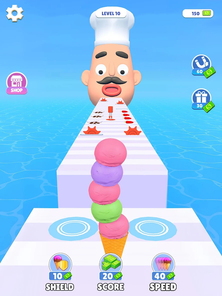 Stacky Ice Cream Runner - عکس بازی موبایلی اندروید