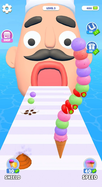 Stacky Ice Cream Runner - عکس بازی موبایلی اندروید