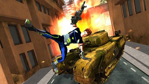 Iron Superhero Strike: Battle Royal War Shooting - Gameplay image of android game