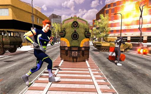 Iron Superhero Strike: Battle Royal War Shooting - Gameplay image of android game