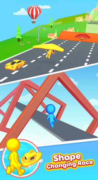 Perfect Runner: 3D Mini Games - Gameplay image of android game