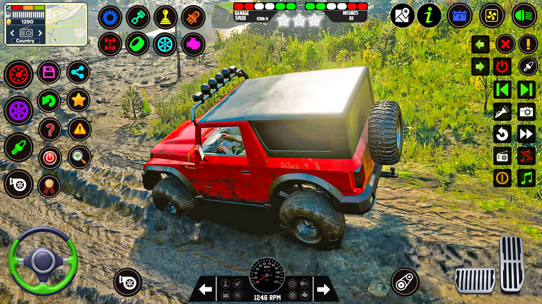 Offroad Jeep: Jeep Games 2024 - Gameplay image of android game
