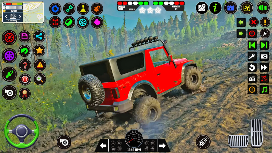 Offroad Jeep: Jeep Games 2024 - Gameplay image of android game