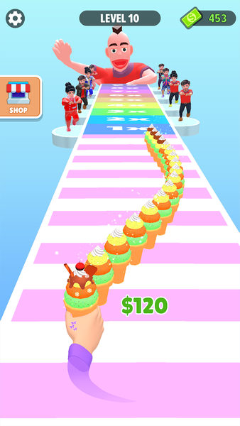 Ice Cream Stack Runner Games - عکس بازی موبایلی اندروید