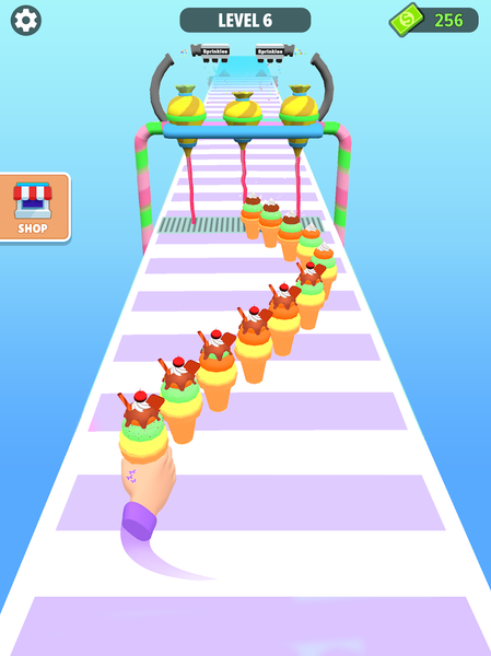 Ice Cream Stack Runner Games - عکس بازی موبایلی اندروید