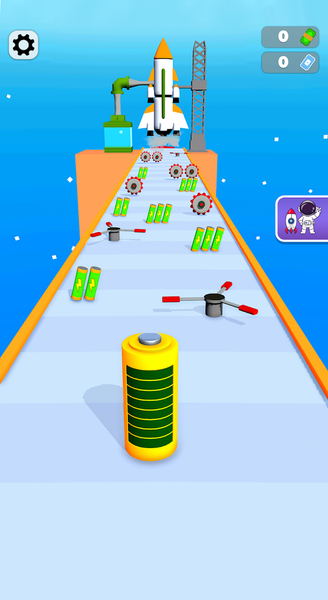 Recharge Rocket Run - Gameplay image of android game