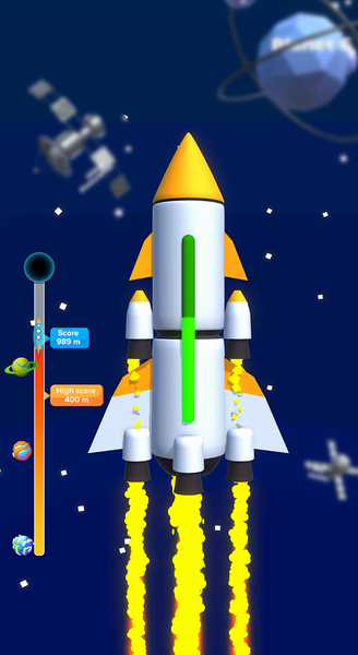 Recharge Rocket Run - Gameplay image of android game