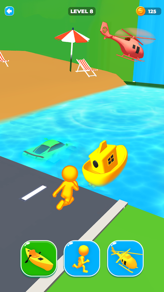 Car Changing Race Games - Image screenshot of android app