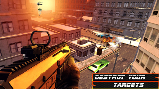 Modern Traffic Sniper Shooter - Gameplay image of android game