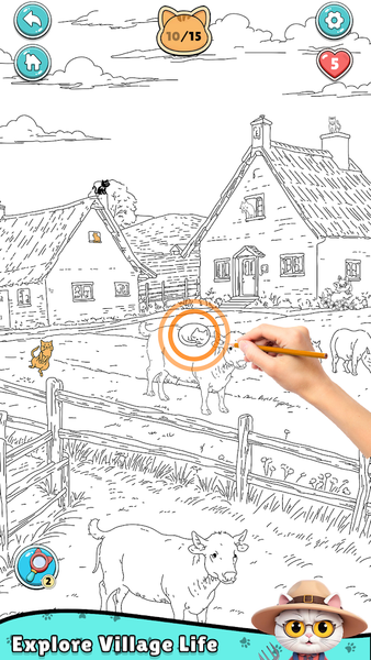 Spot The Cat Games - عکس بازی موبایلی اندروید