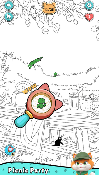 Spot The Cat Games - عکس بازی موبایلی اندروید