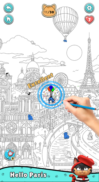 Spot The Cat Games - عکس بازی موبایلی اندروید