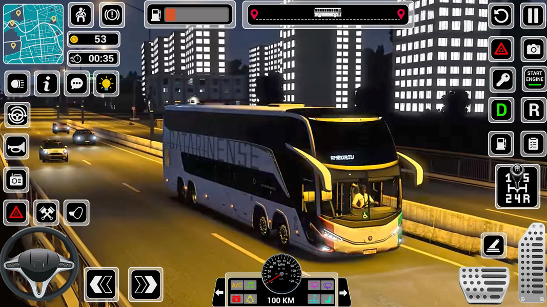Bus Driving ۳d: Bus Simulator - عکس بازی موبایلی اندروید