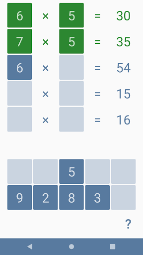 Multiplication - Math Games - Image screenshot of android app