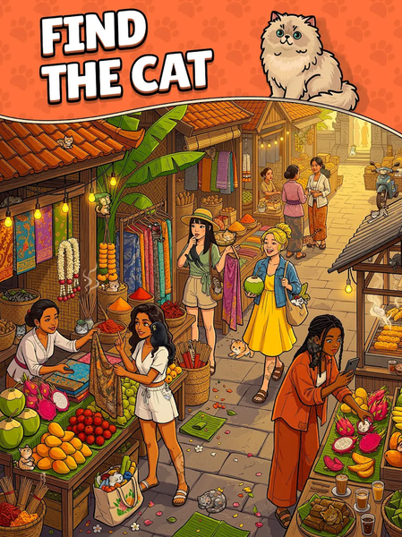 Find The Cat ۲ - Spot It! - عکس بازی موبایلی اندروید