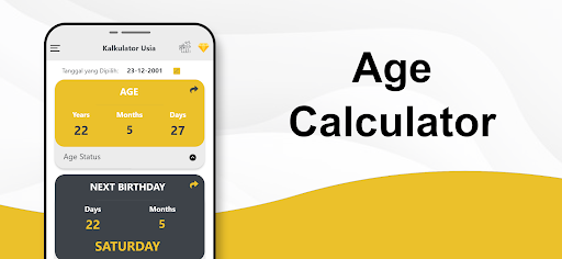 Age Calculator - Date of Birth - عکس برنامه موبایلی اندروید
