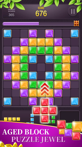 Block Puzzle Jewel - Gameplay image of android game