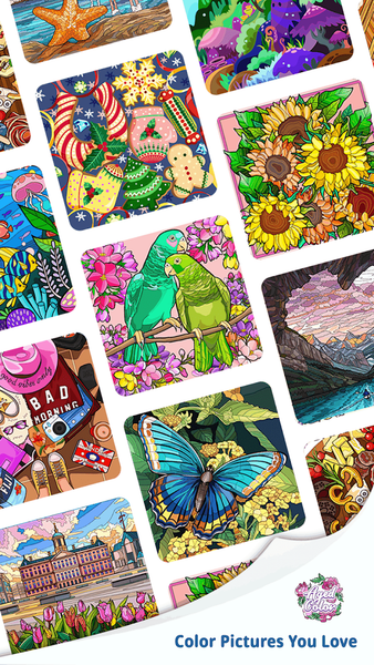 Joyful Color - Color By Number - عکس بازی موبایلی اندروید