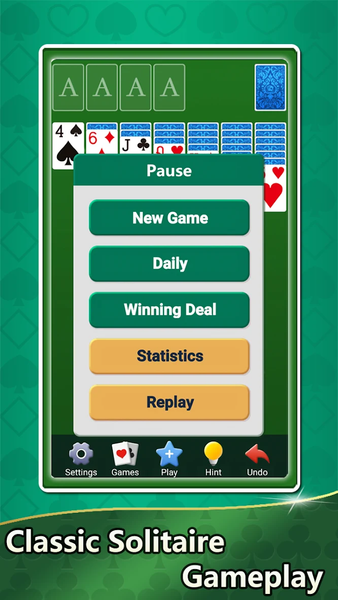 Aged Solitaire Collection - Gameplay image of android game