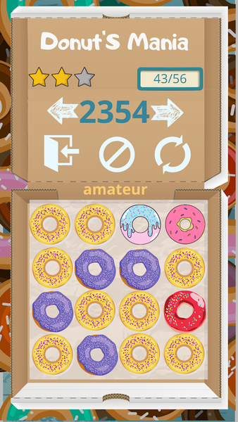 Donut's Mania - Puzzle - Gameplay image of android game
