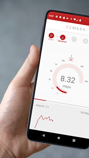 5GMARK Speed & Quality Test - Image screenshot of android app