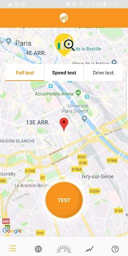Mobile Network Quality Test - Image screenshot of android app