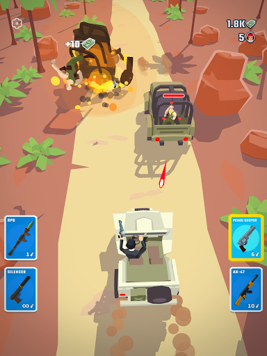 Agent Action -  Spy Shooter - Gameplay image of android game