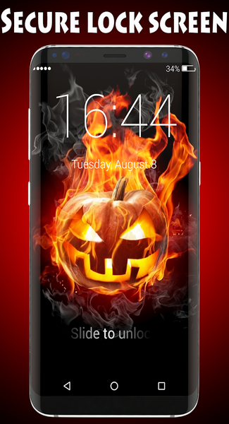 Halloween Wallpapers & Locker - Image screenshot of android app