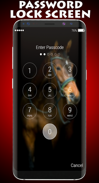 Horse Lock Screen - Image screenshot of android app