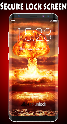 Nuclear Bomb Wallpapers & Lock - Image screenshot of android app
