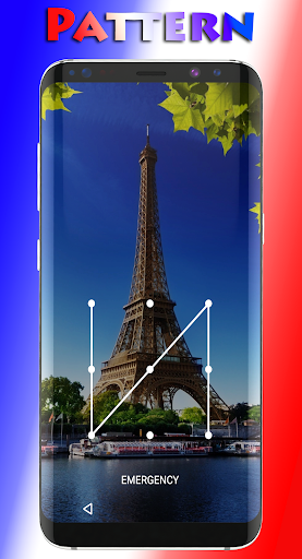 Paris Eiffel Tower Lock Screen - عکس برنامه موبایلی اندروید