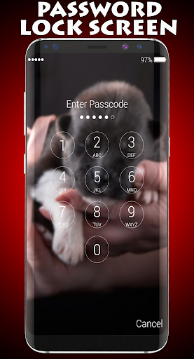 Puppy Lock Screen & Wallpapers - Image screenshot of android app