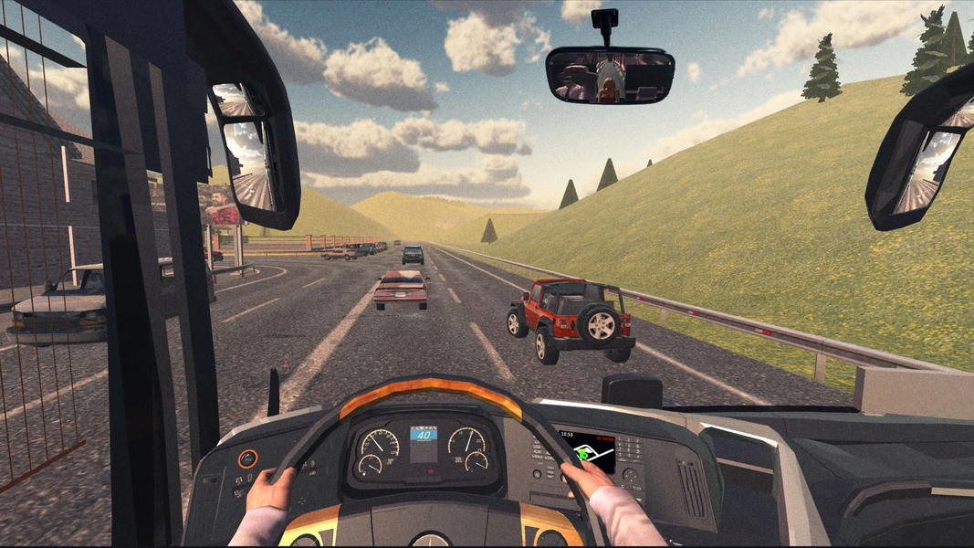 Bus Driving Simulator - عکس بازی موبایلی اندروید