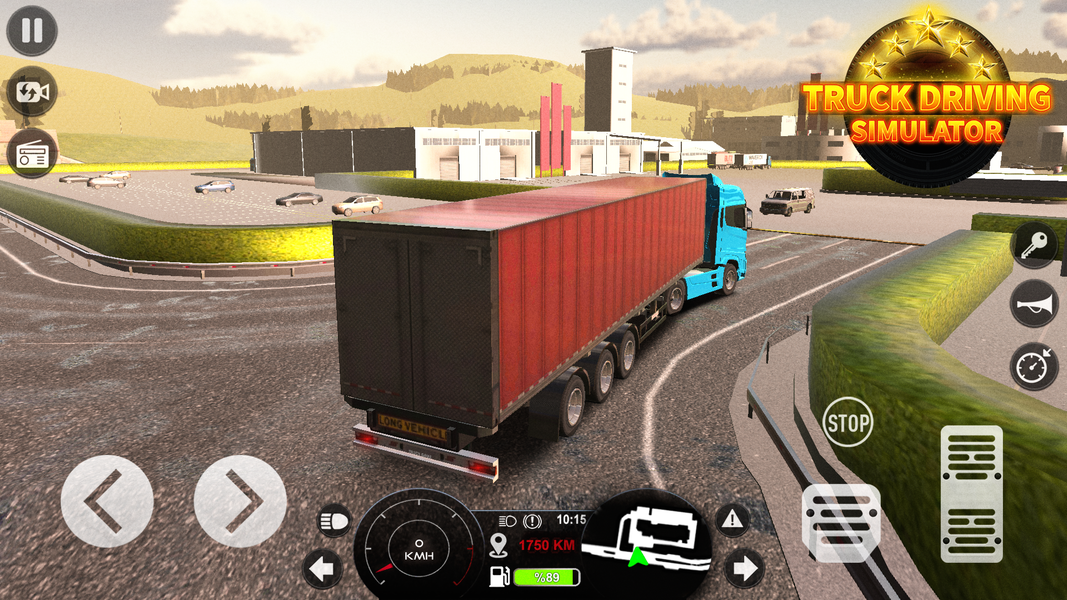 Truck Simulator Game - Gameplay image of android game