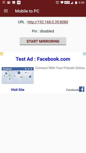 Mobile to PC Screen Mirroring/Sharing - عکس برنامه موبایلی اندروید