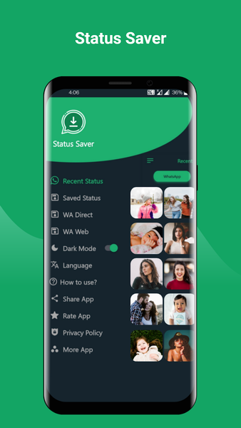Status Saver - عکس برنامه موبایلی اندروید