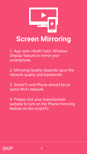 DLNA Media Stream & Mirroring - Image screenshot of android app
