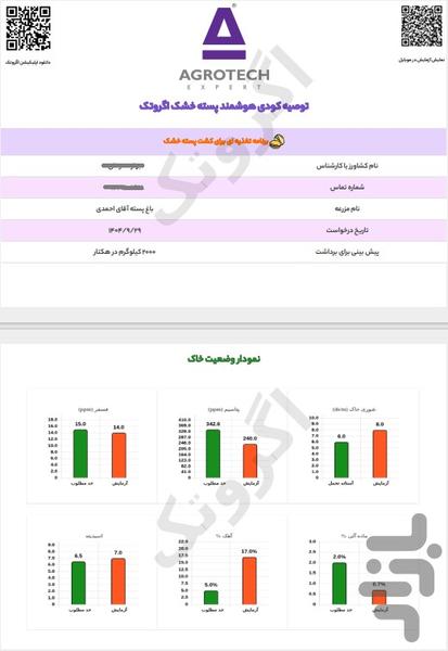 اگروتک، پلتفرم جامع خدمات کشاورزی - عکس برنامه موبایلی اندروید
