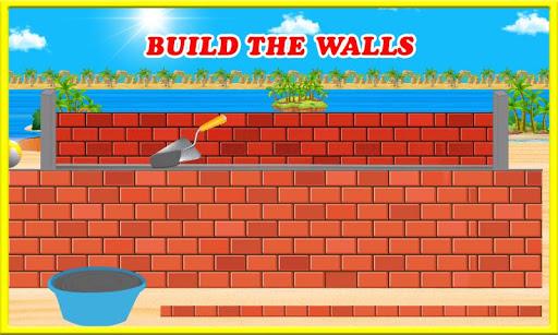 Beach House Construction Games - عکس بازی موبایلی اندروید