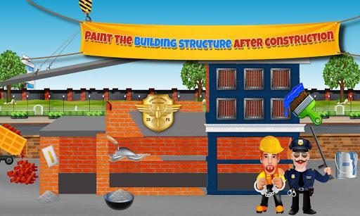 Build a Police Station: Construction Builder Game - عکس بازی موبایلی اندروید