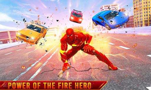 Flying Fire Hero Robot Game - عکس برنامه موبایلی اندروید