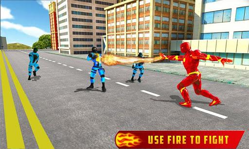 Flying Fire Hero Robot Game - عکس برنامه موبایلی اندروید