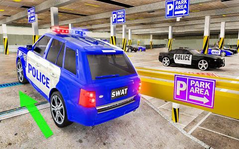 Multi Level Police Car Parking Car Driving Sim - عکس برنامه موبایلی اندروید