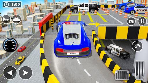 Multi Level Police Car Parking - Gameplay image of android game