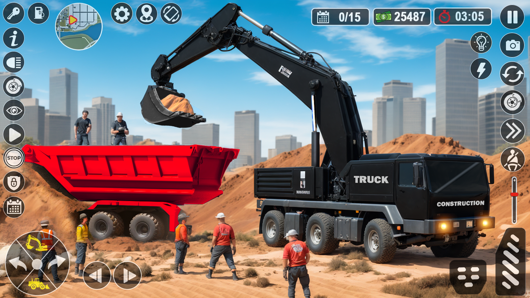 Offroad Construction Game 3D - Gameplay image of android game