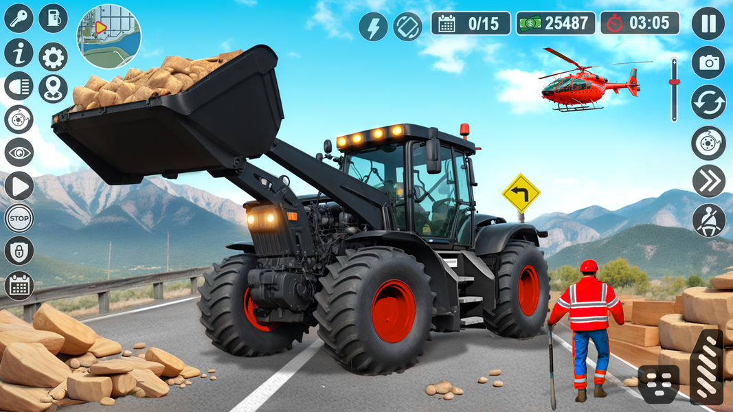 Offroad Construction Game 3D - Gameplay image of android game