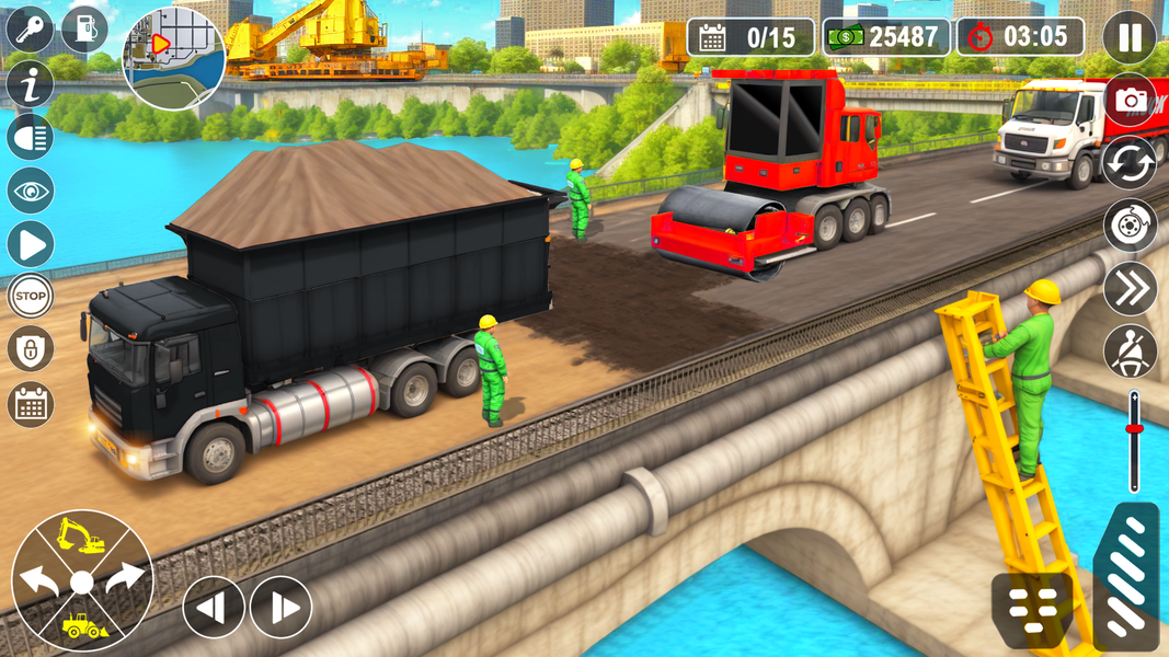 Offroad Construction Game ۳D - عکس بازی موبایلی اندروید