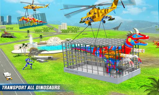 Dino Robot Transport Truck Sim - عکس برنامه موبایلی اندروید