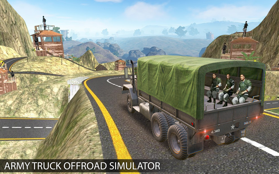 US Army Truck Driving - Image screenshot of android app